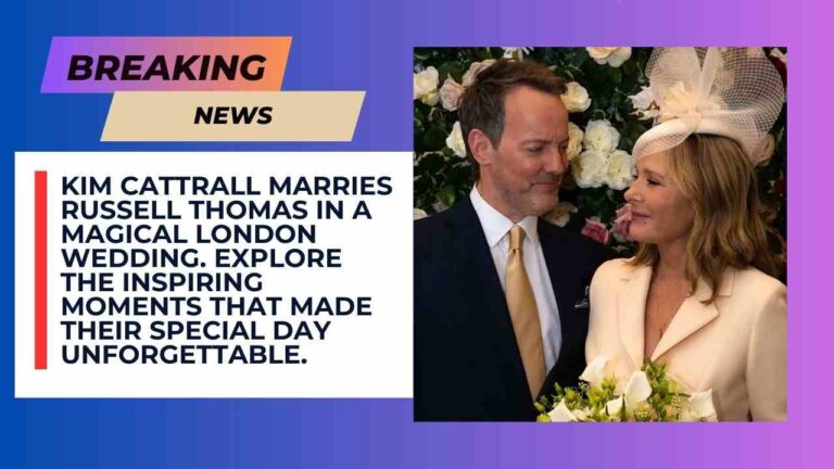Kim Cartrall Married Russell Thomas in A London Wedding ceremony Kim Cattrall Marries Russell Thomas